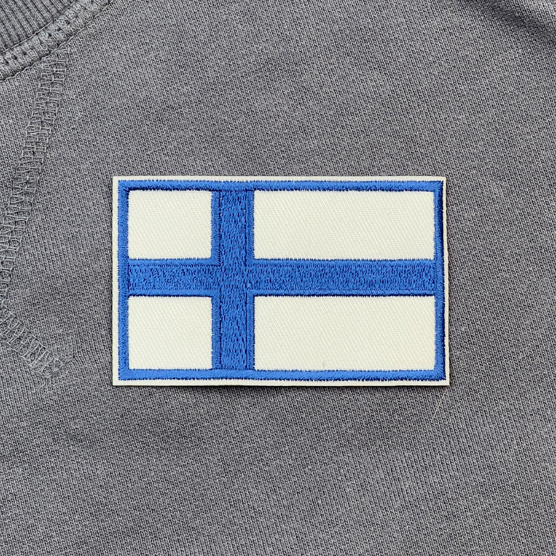 Kvalitetsmärkt Finska Flaggan – Strykmärke