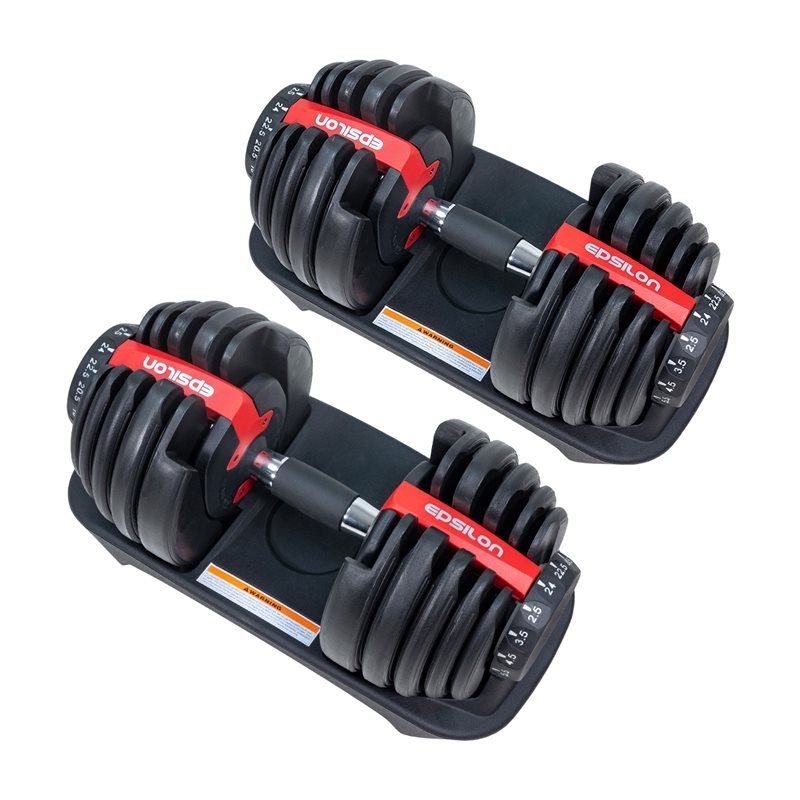 Revolutionerande Justerbara Hantlar – 2-Pack (2,5-24 kg)