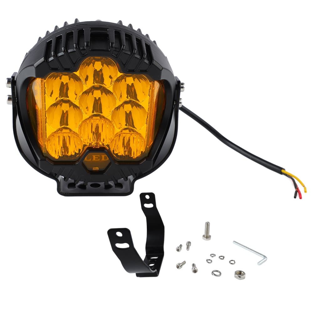 Saradevi Superior LED-strålkastare - 5 tum, Gylla
