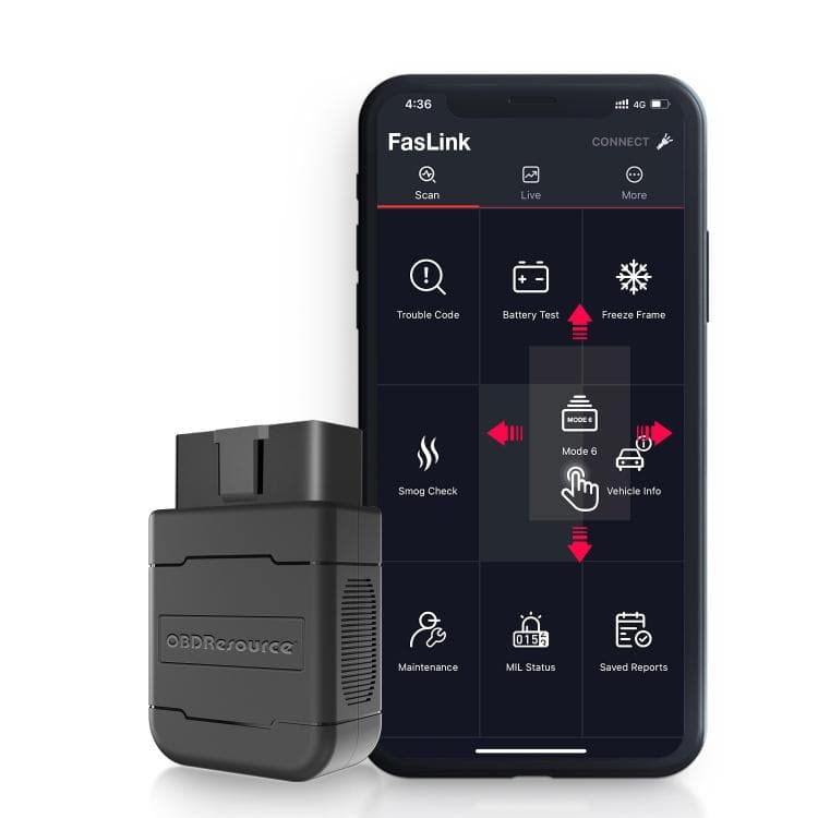 OBD ELM327 Bluetooth 4.2 - Smart Bildiagnostik för iOS/Android