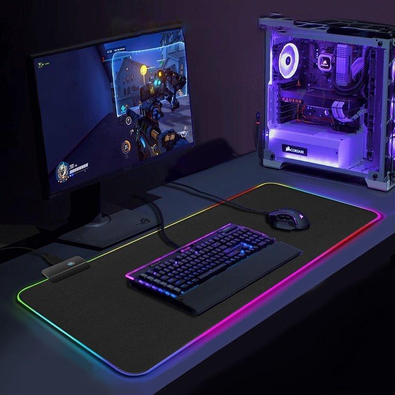 Ultimata Gamingmusmatta med Dynamisk RGB LED-belysning
