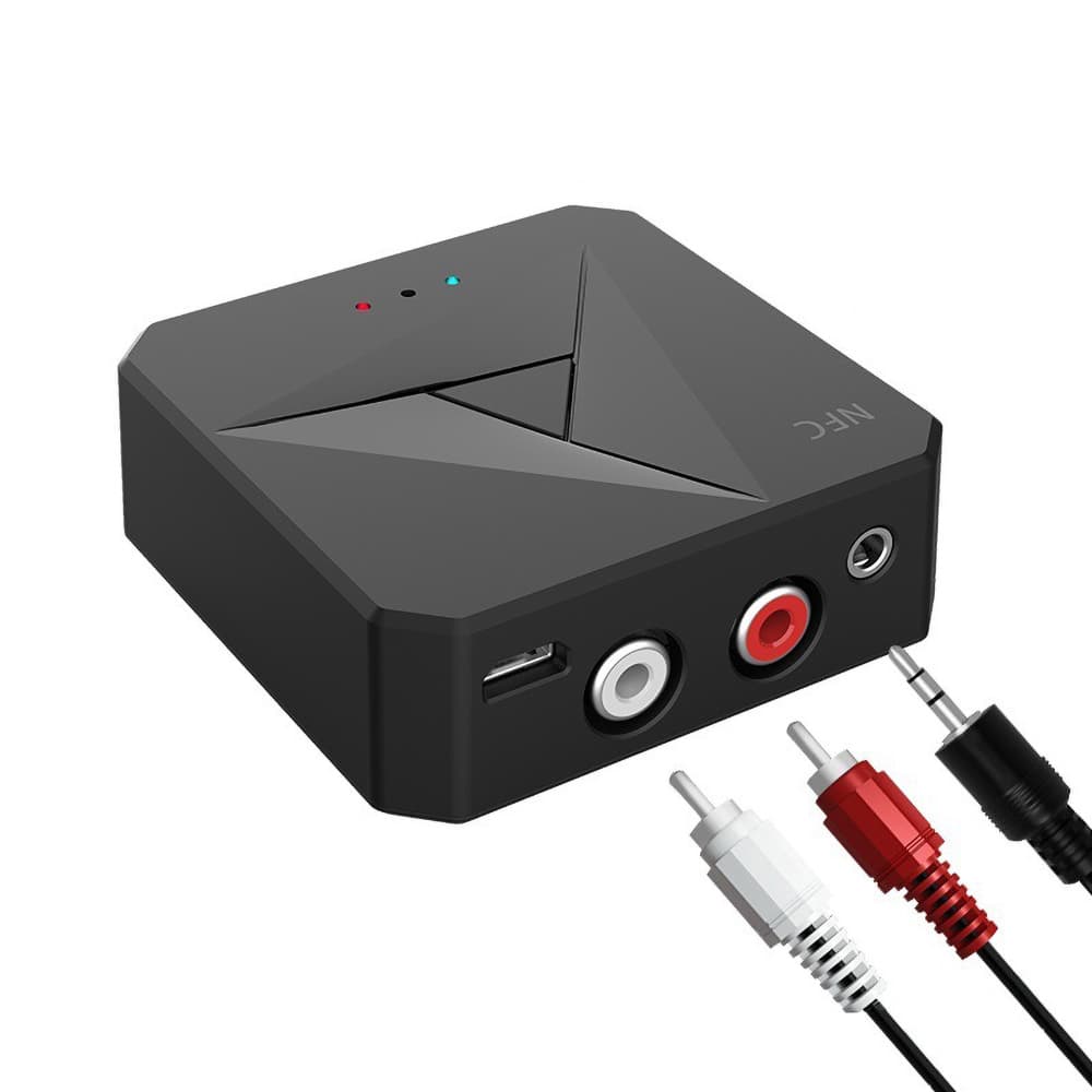 Trådlös Ljudadapter med Bluetooth 5.0 och NFC