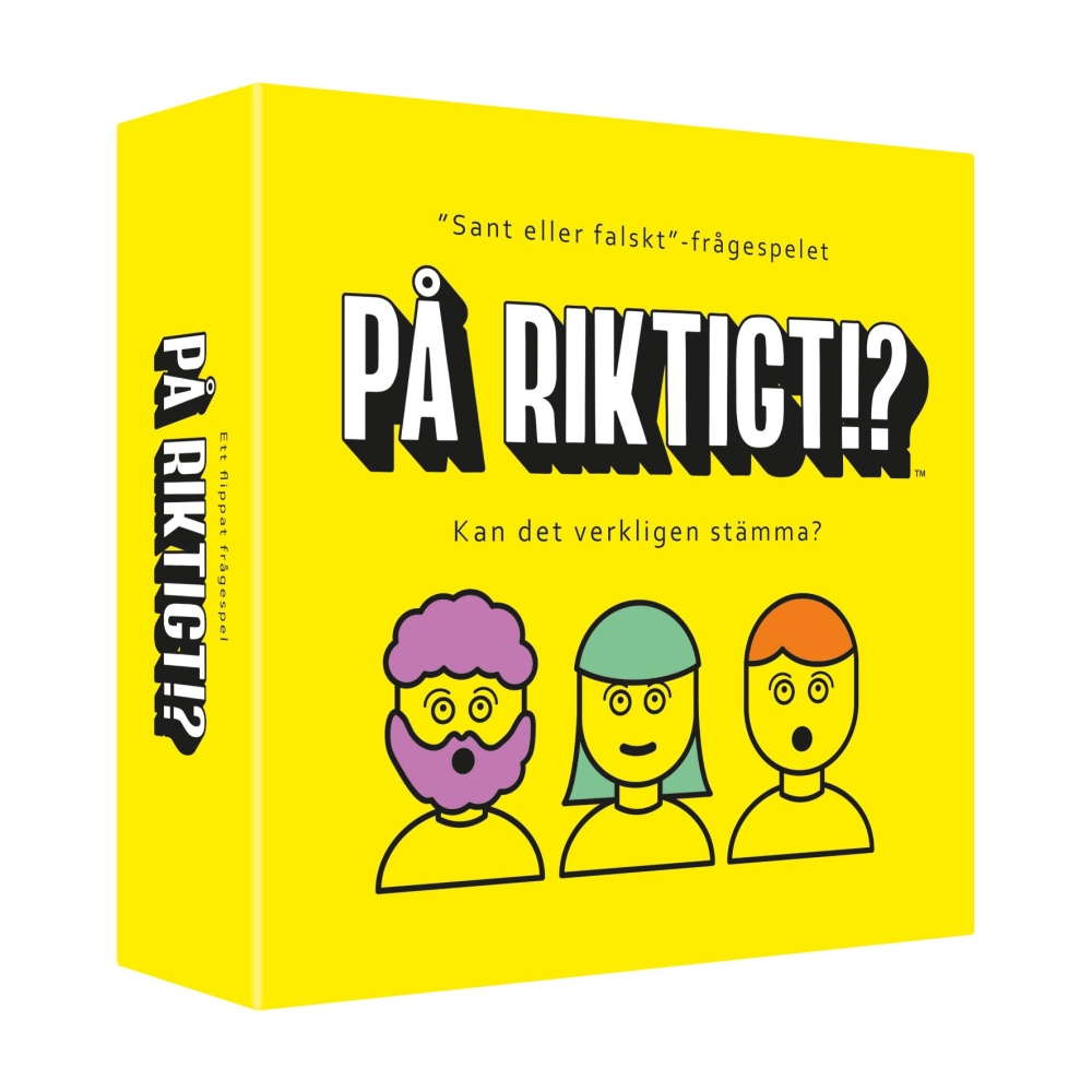 På Riktigt!? Partyspel – Upplev Sanningens Gåta!